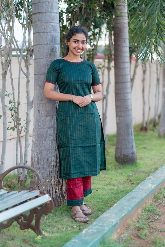 RAWSILK KURTASET - D155