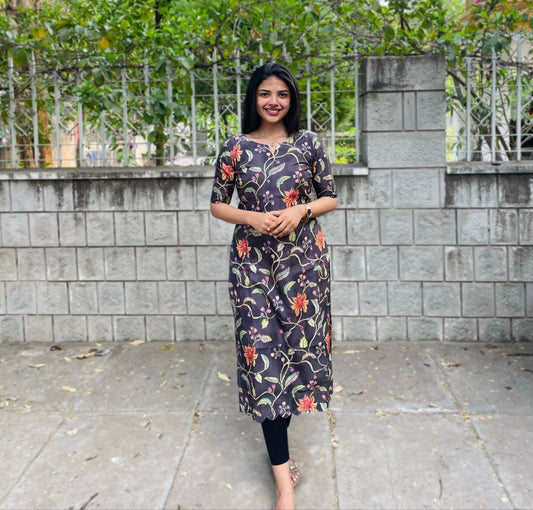 TUSSAR SILK KURTI