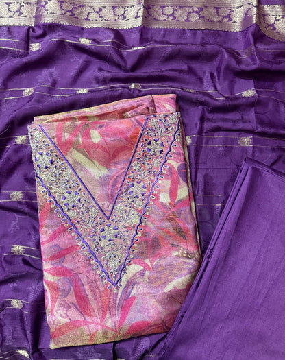 TISSUE SALWAR - UNSTITCHED