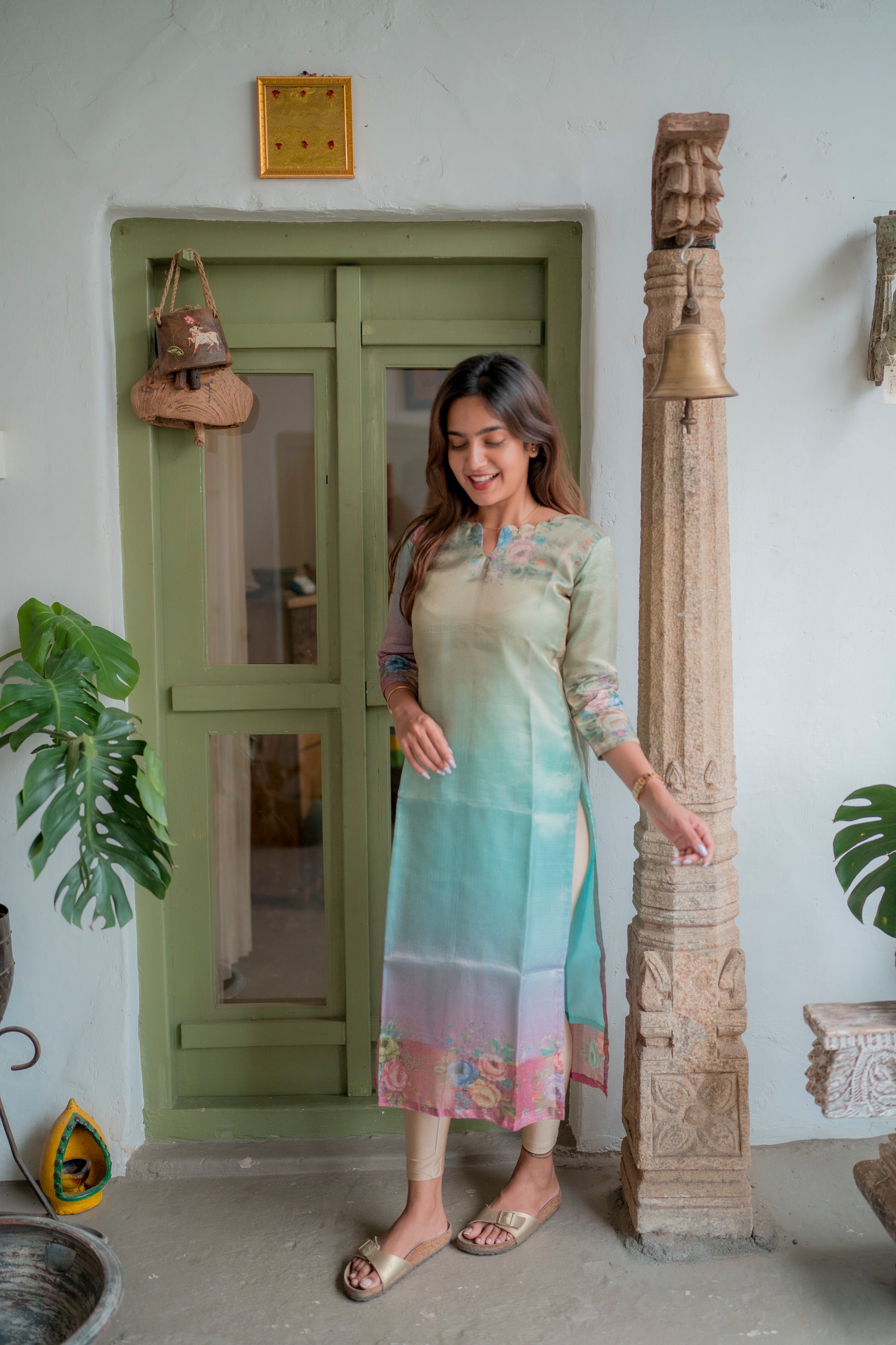 TISSUE KURTI – Dhiyara Design