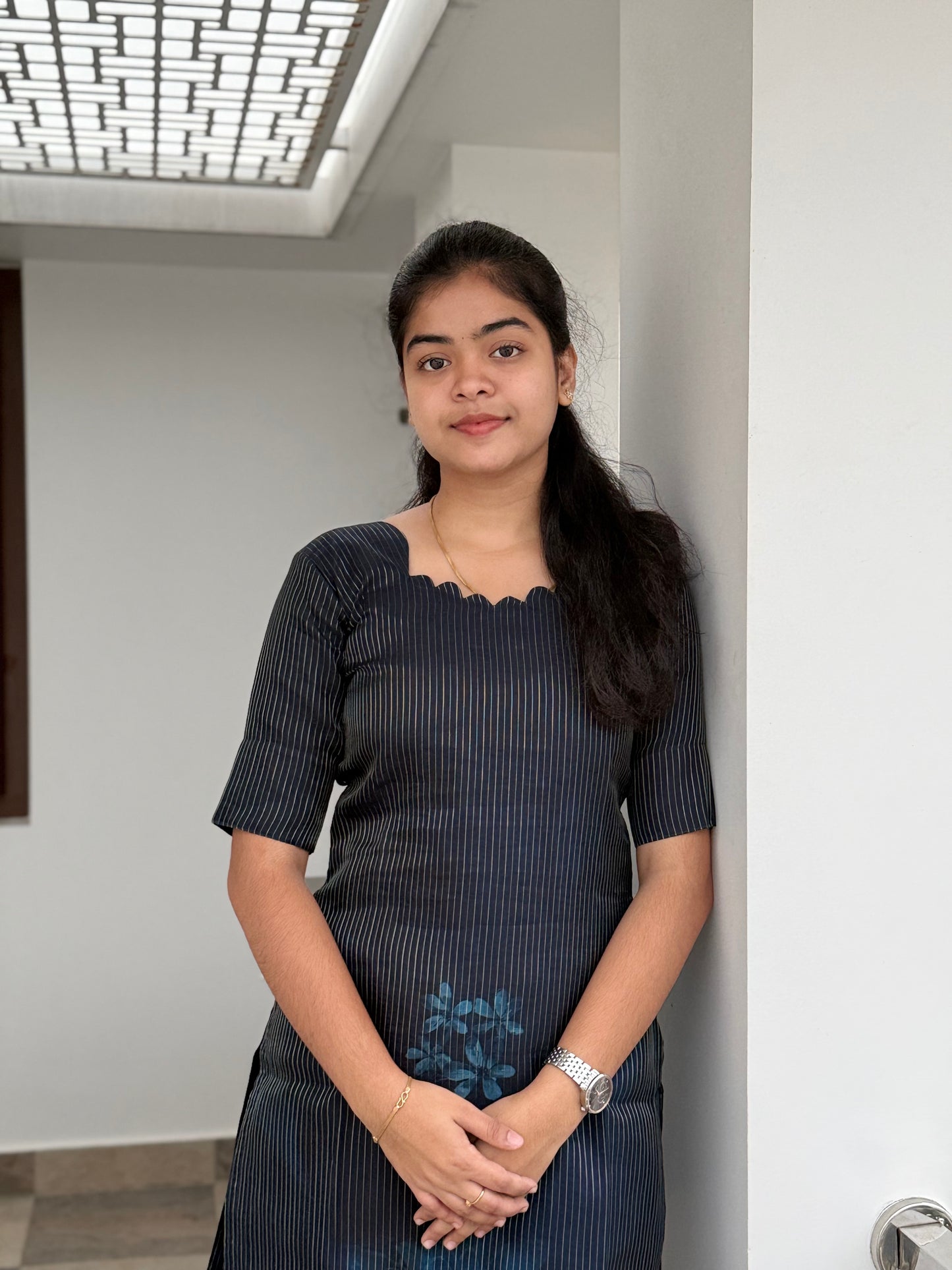 BLUE ORGANZA SALWAR SUIT