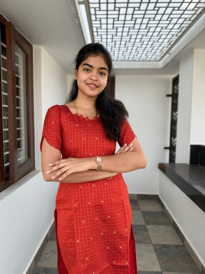 RAWSILK KURTI WITH DUPATTA PRE ORDER