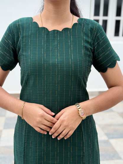 RAWSILK KURTI WITH DUPATTA