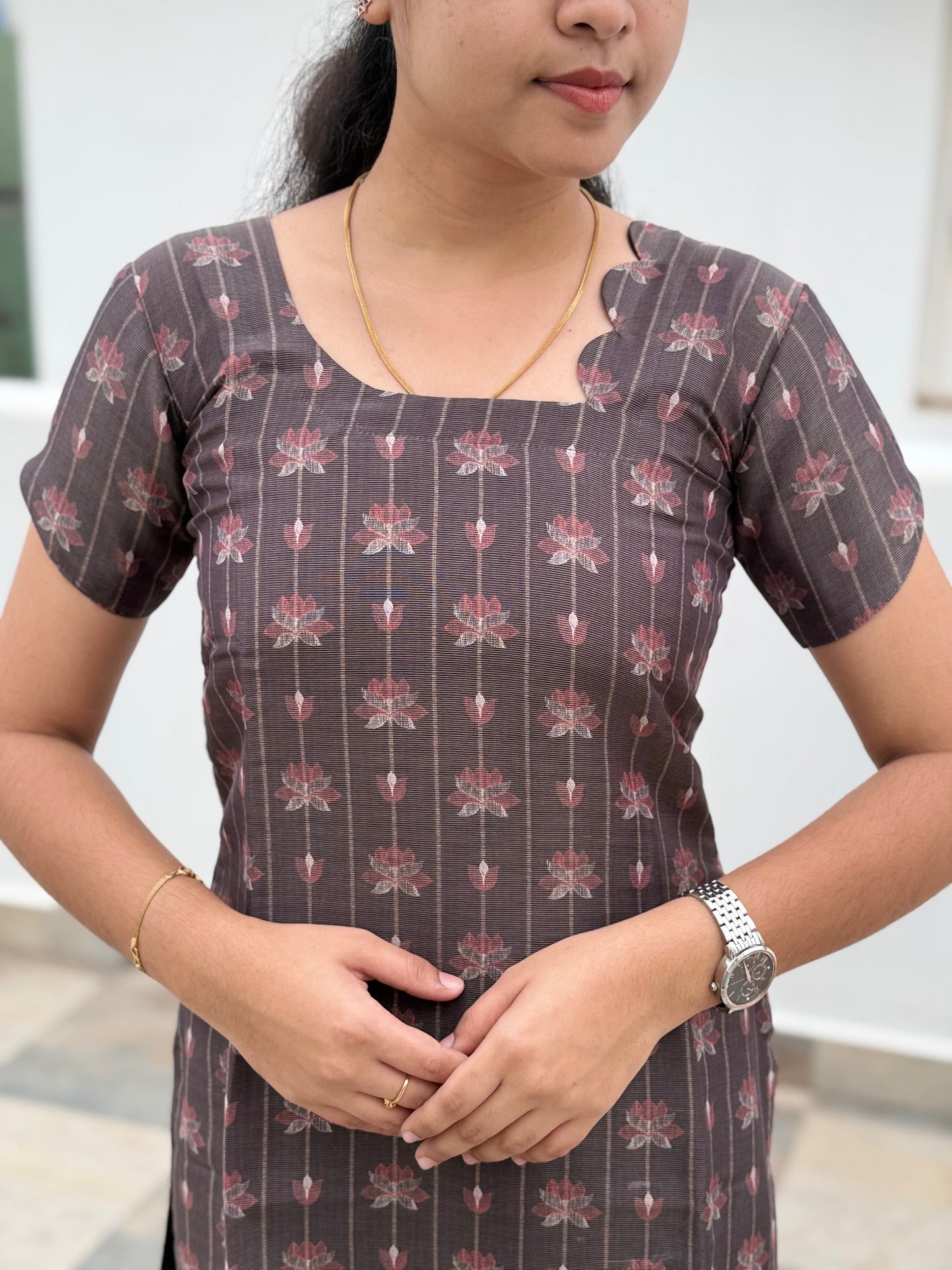 MUSLIN KURTI WITH DUPATTA