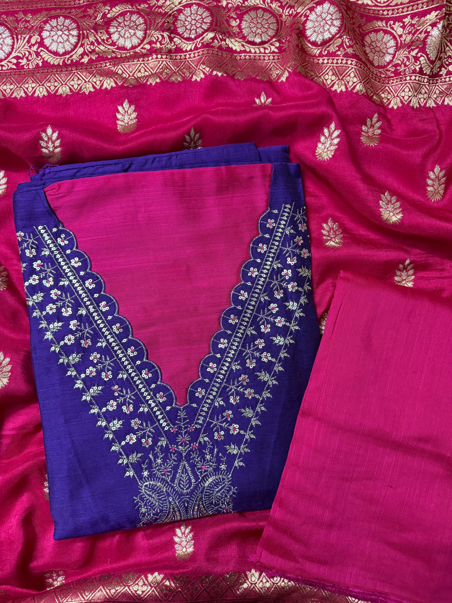 BANARAS SALWAR SUIT - UNSTITCHED