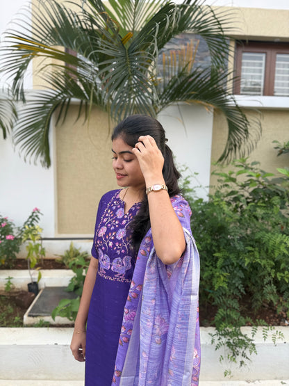 CHANDERI SALWAR SUIT - PRE ORDER