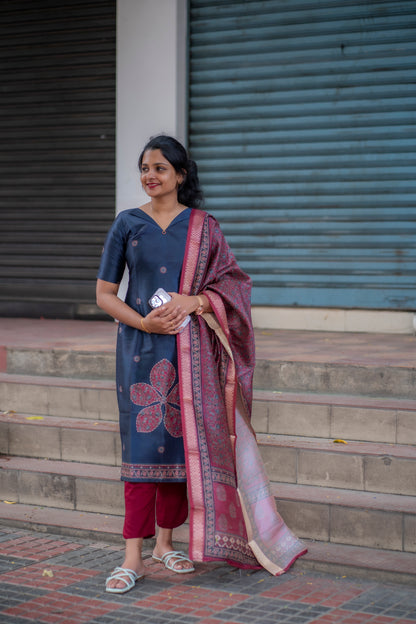 CHANDERI SALWAR SUIT
