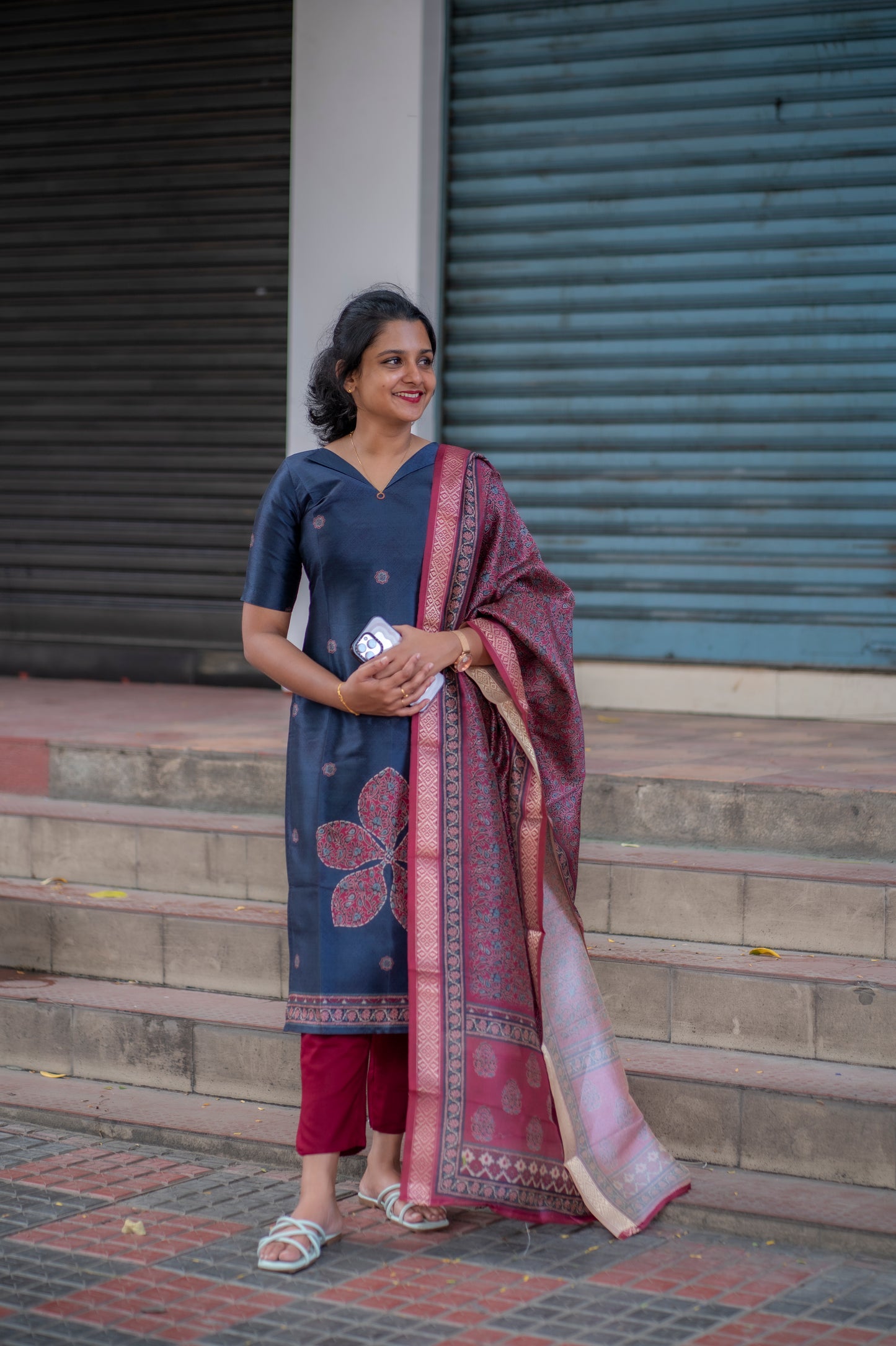CHANDERI SALWAR SUIT