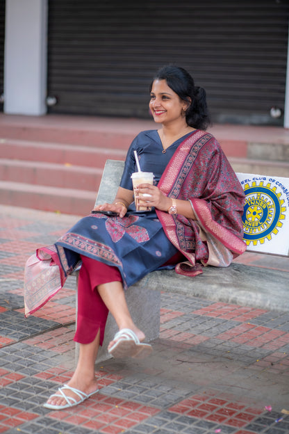 CHANDERI SALWAR SUIT