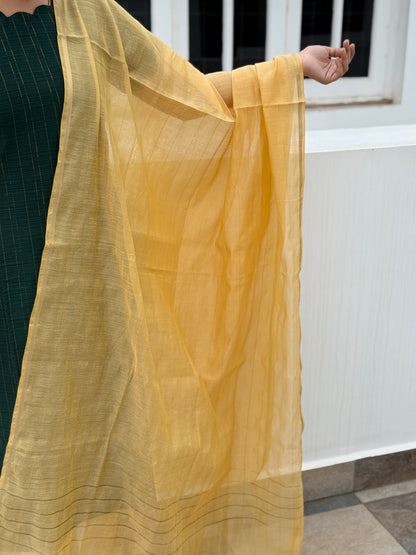 RAWSILK KURTI WITH DUPATTA