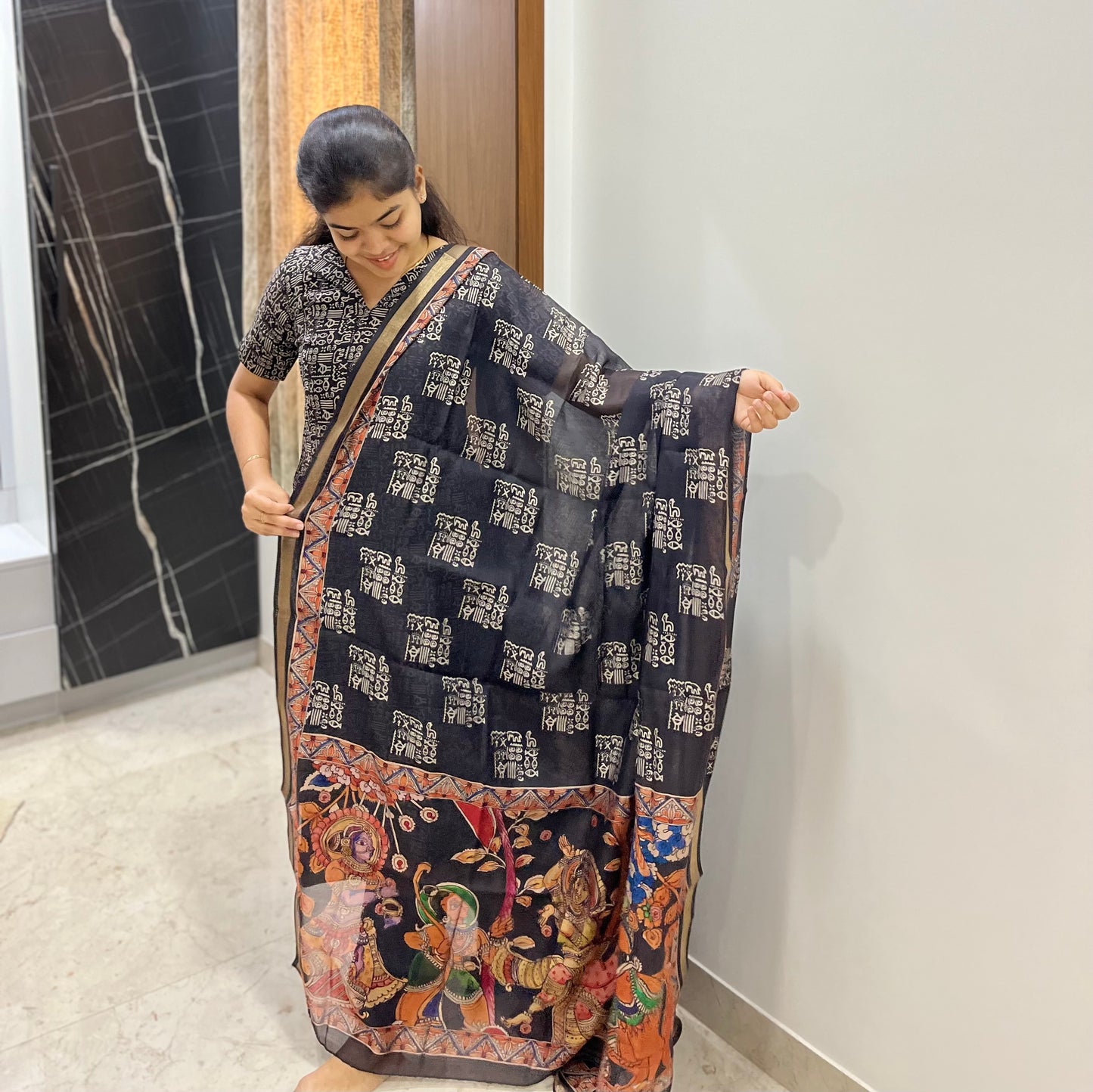 PURE CHANDERI SALWAR SUIT