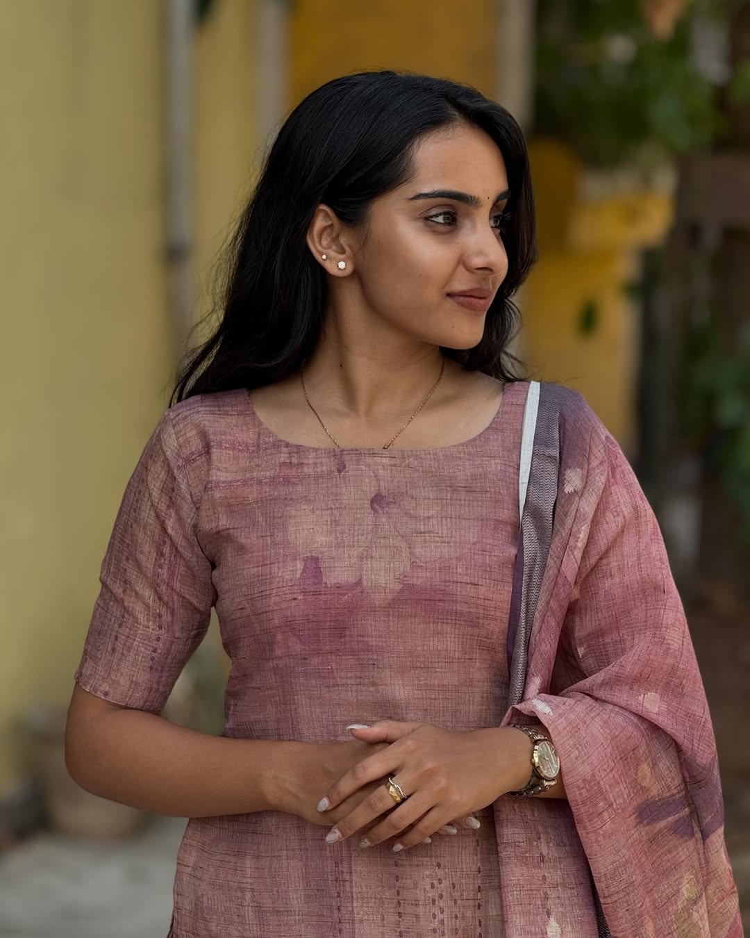 LINEN KURTI WITH DUPATTA