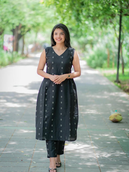 SLUB COTTON COORDS SET
