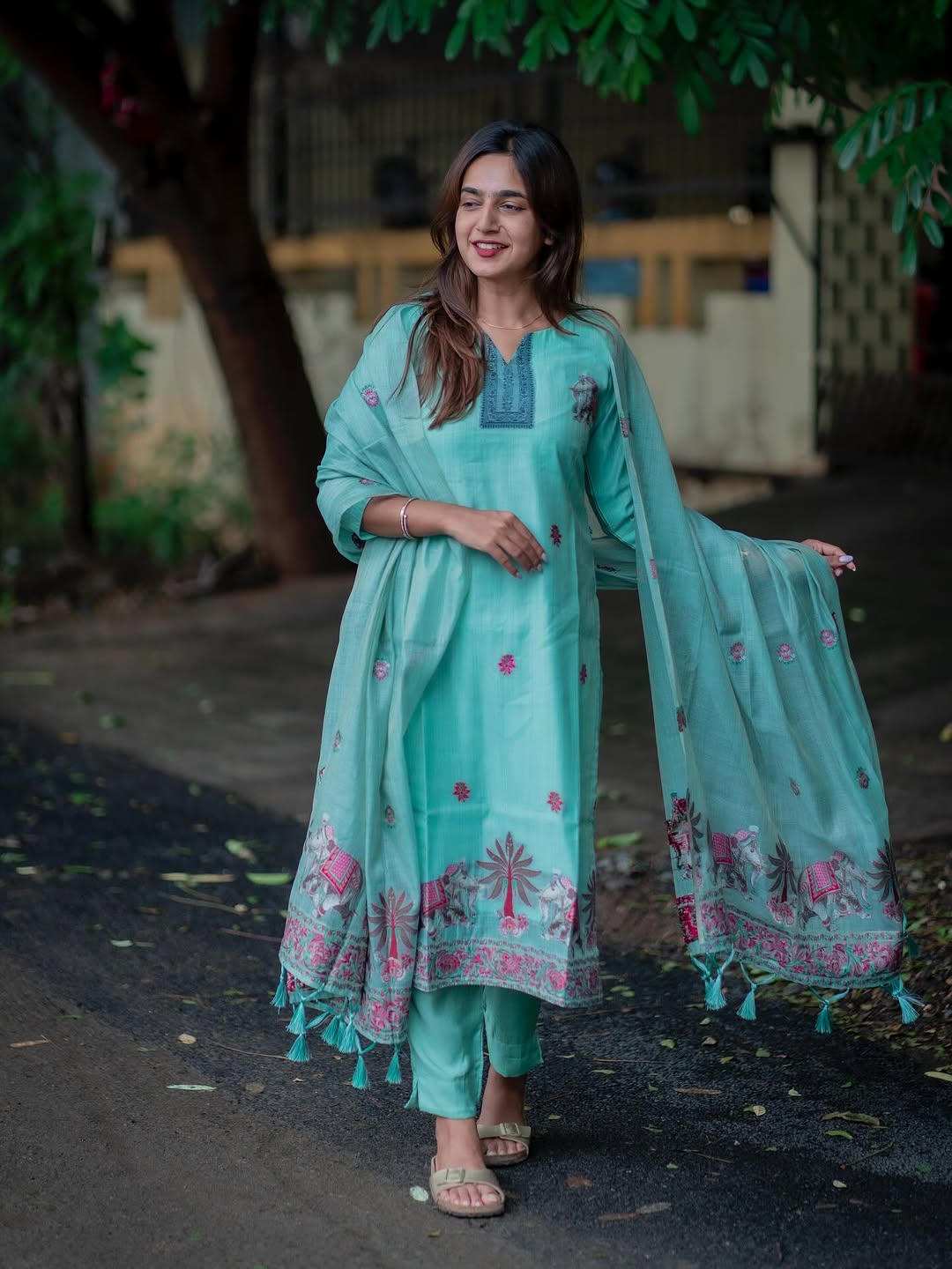 JAMDHANI COTTON WITH EMBROIDERY SALWAR SUIT
