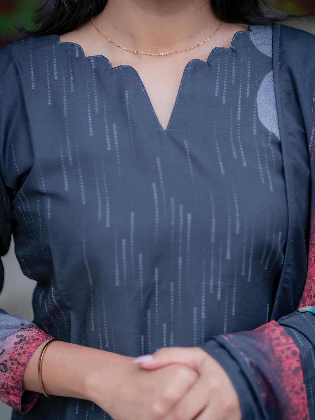 MUSLIN KURTI WITH DUPATTA
