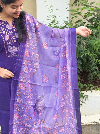 CHANDERI SALWAR SUIT - PRE ORDER