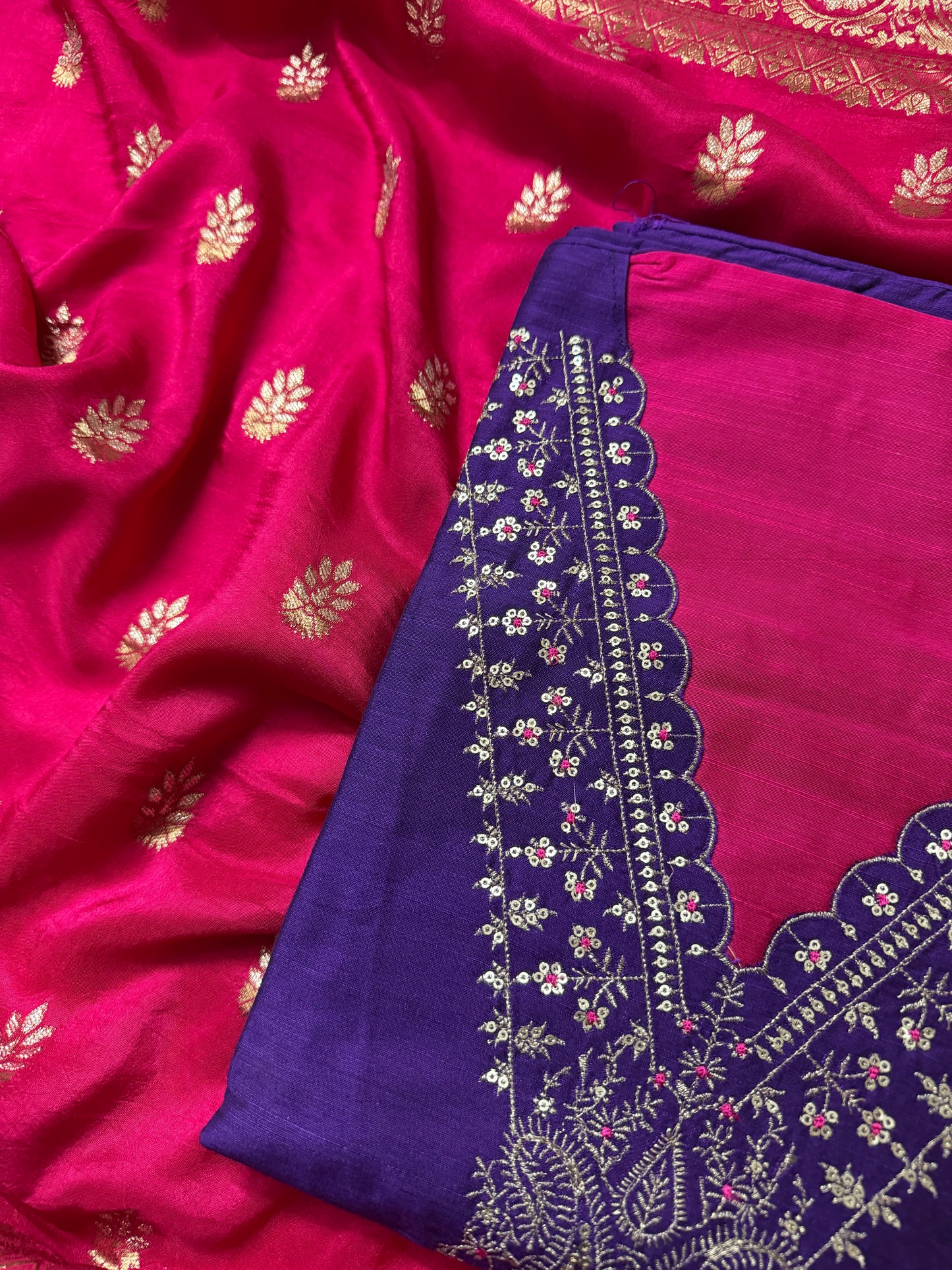 BANARAS SALWAR SUIT - UNSTITCHED