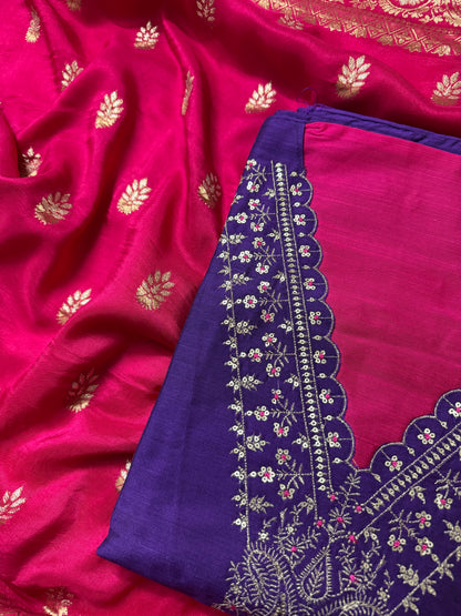 BANARAS SALWAR SUIT - UNSTITCHED