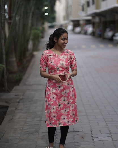 DOBBY COTTON KURTI