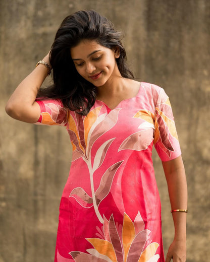 DOBBY COTTON KURTI