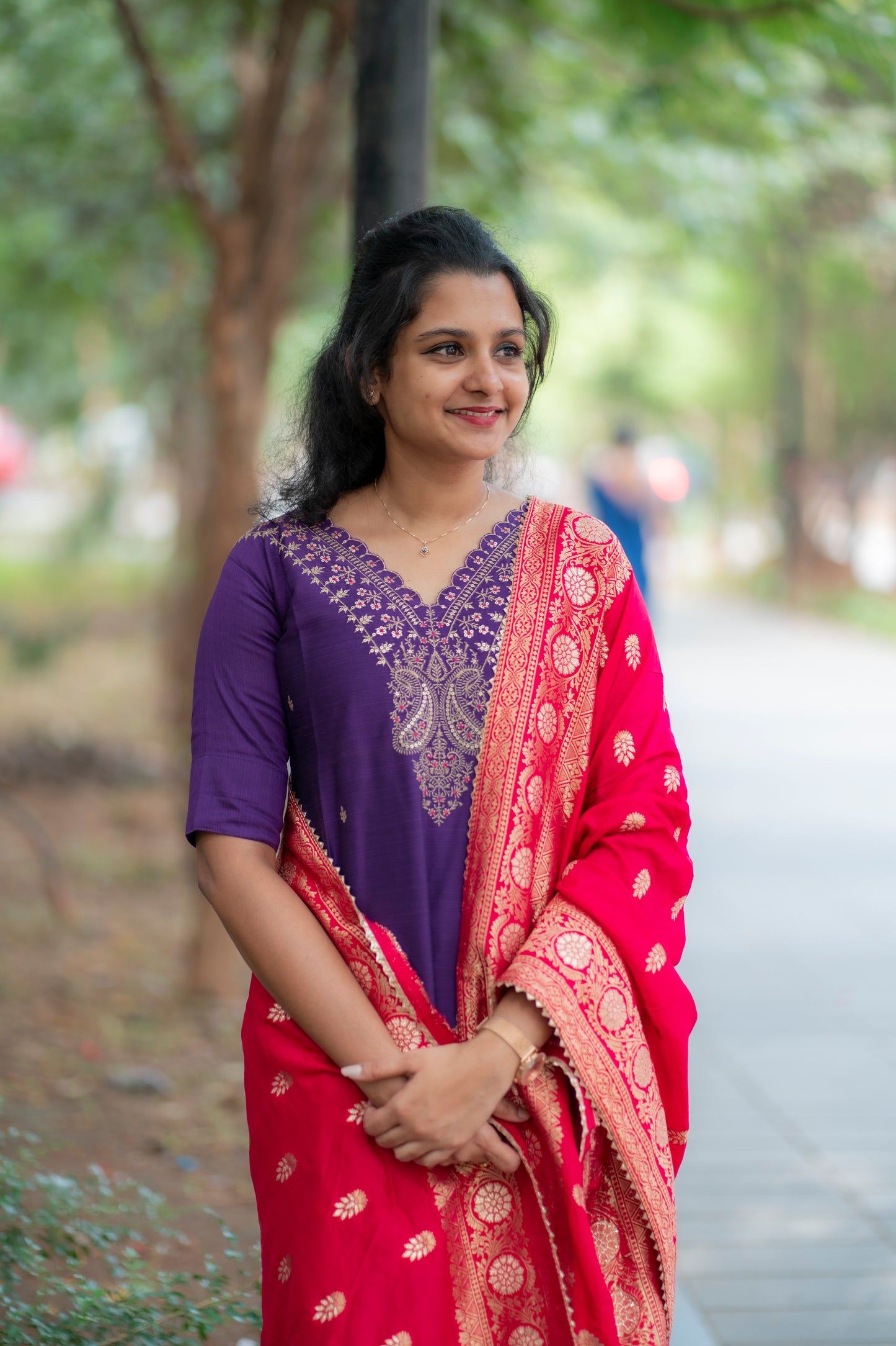 BANARAS SALWAR SUIT - UNSTITCHED