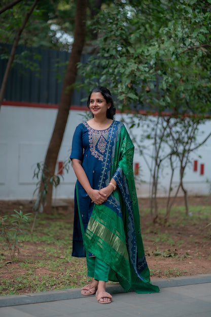 SALWAR SUIT WITH MODAL DUPATTA