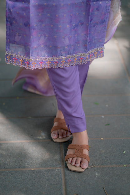 CHANDERI SALWAR SUIT