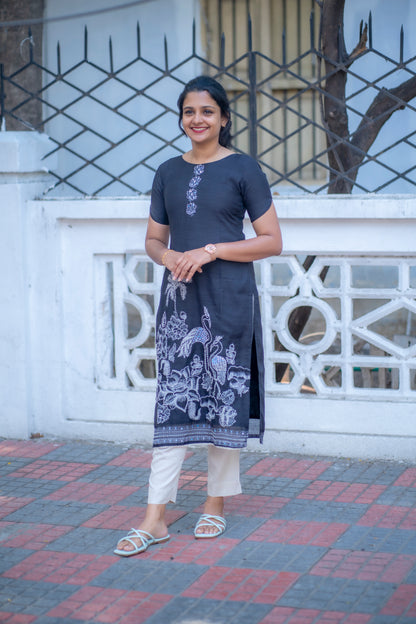 LINEN SEQUENCE SALWAR SUIT
