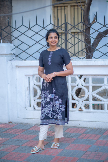 LINEN SEQUENCE SALWAR SUIT