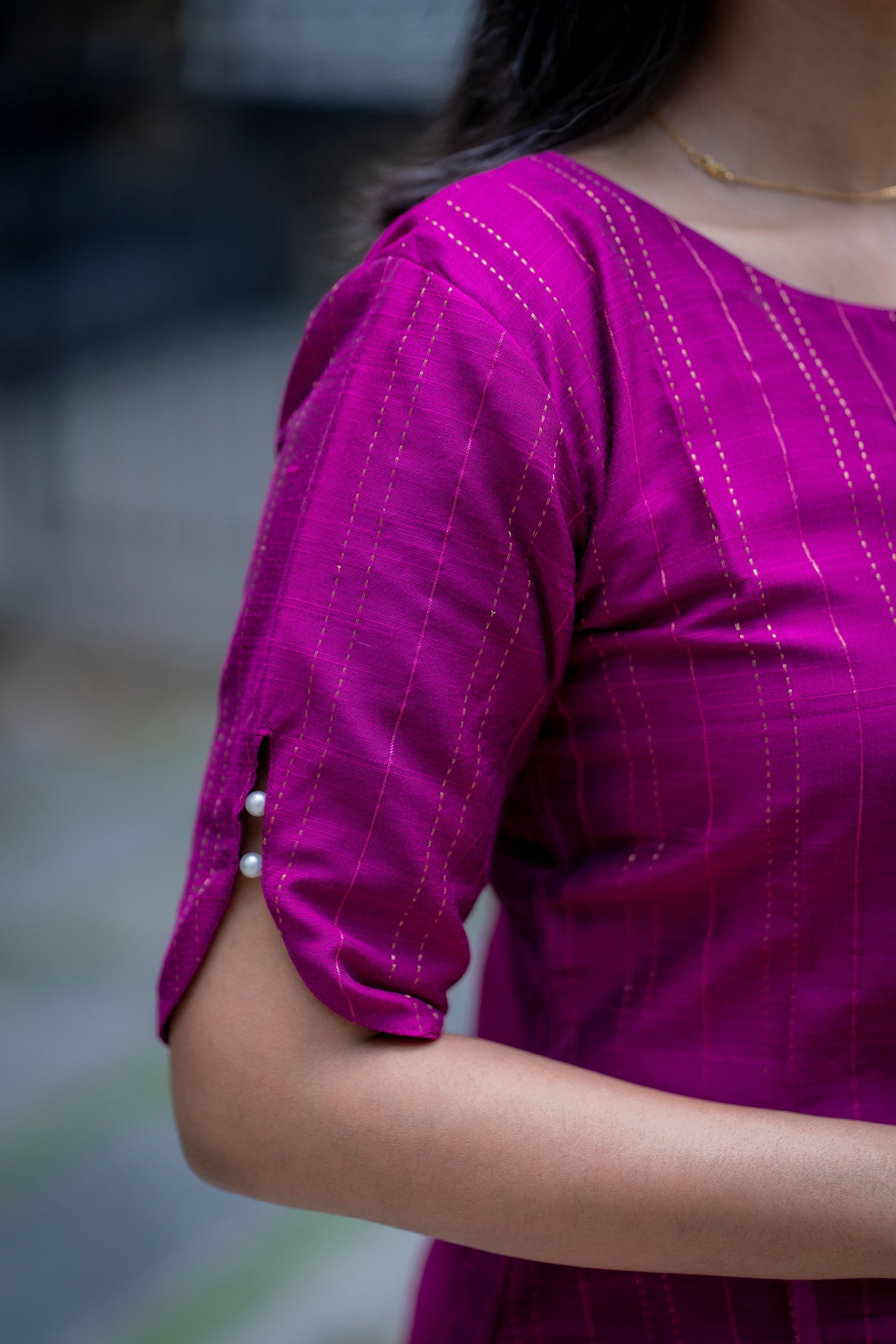 RAWSILK KURTI WITH  JACQUARD DUPATTA