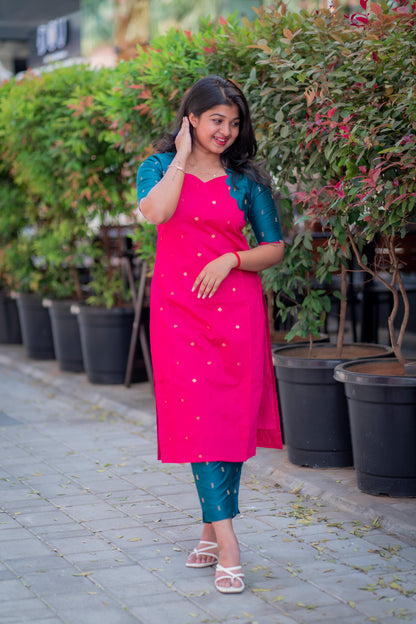 RAWSILK KURTASET - D201