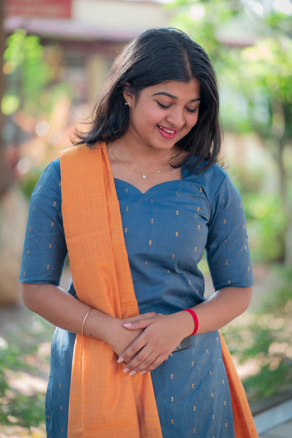 TUSSARSILK 3PCSET - D203