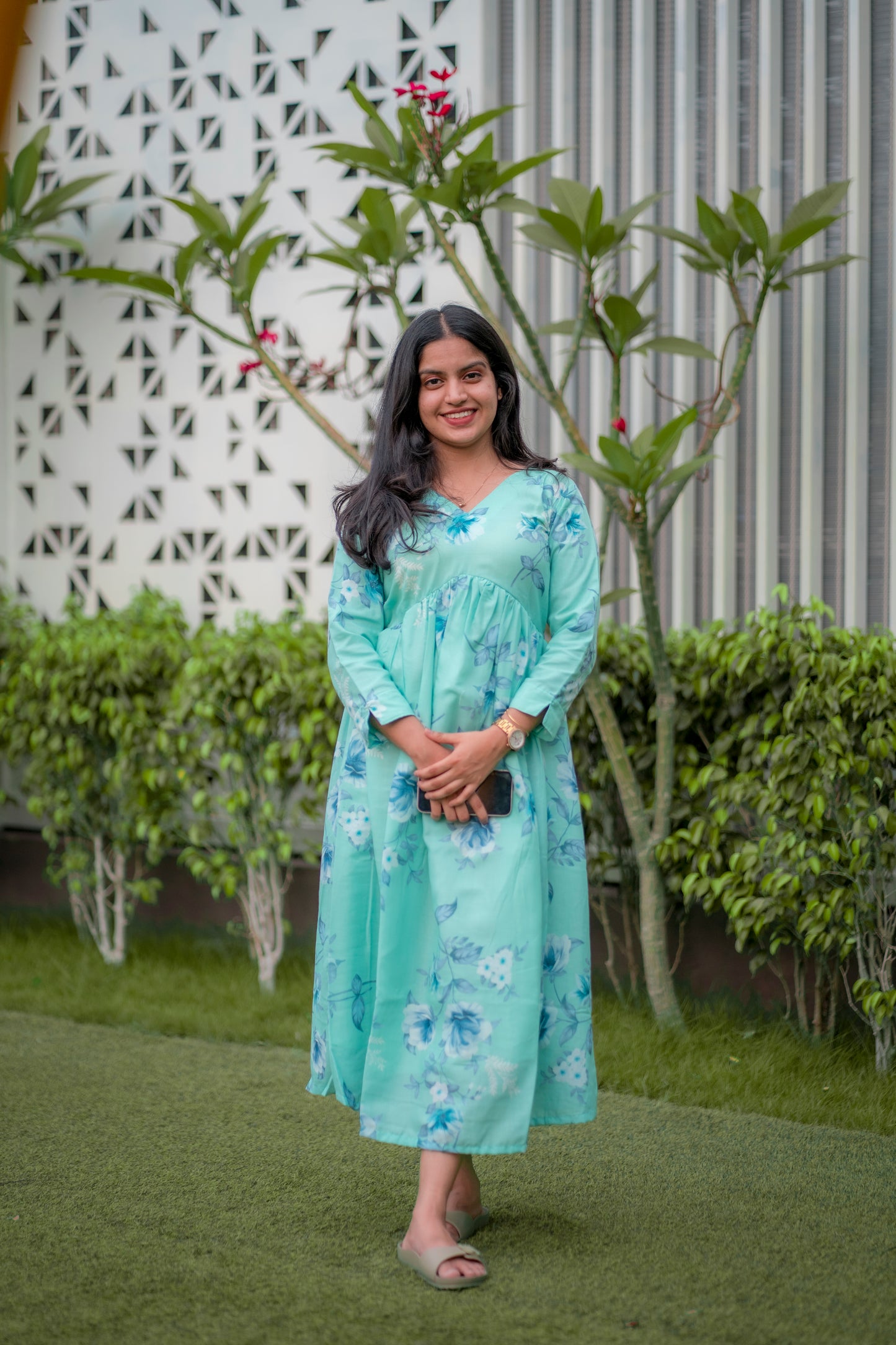 MUL COTTON MAXI WITH LINING