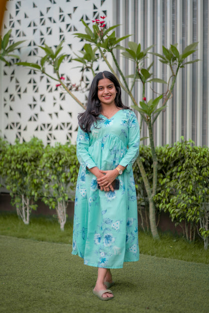 MUL COTTON MAXI WITH LINING