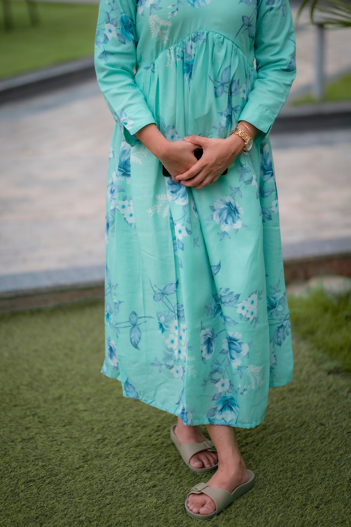 MUL COTTON MAXI WITH LINING