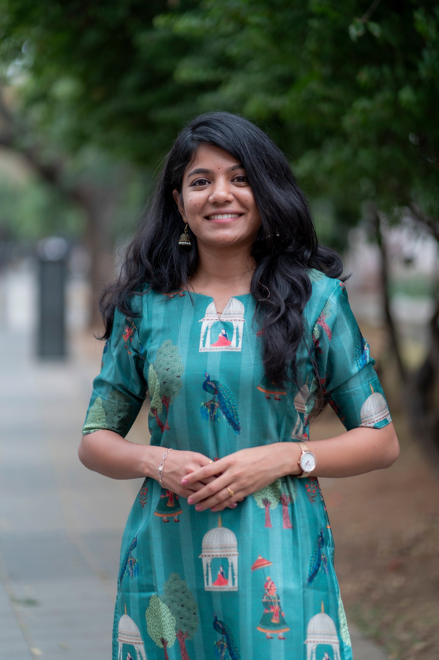 TUSSARSILK KURTI - D176