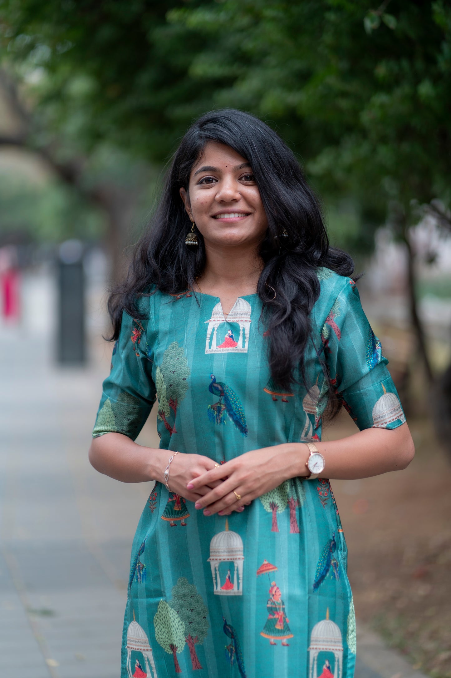 TUSSARSILK KURTI - D176