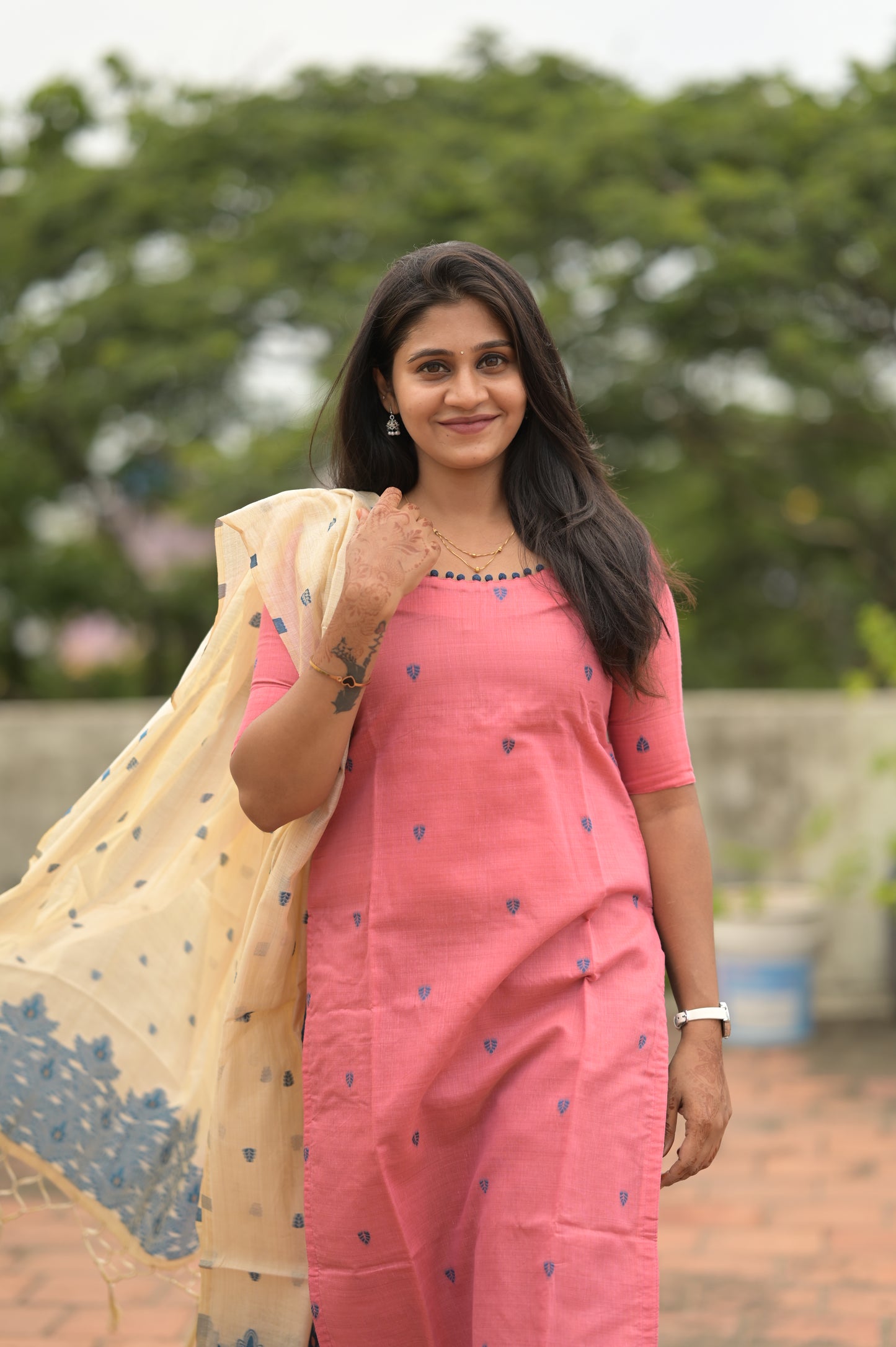 CHANDERI SALWAR SUIT