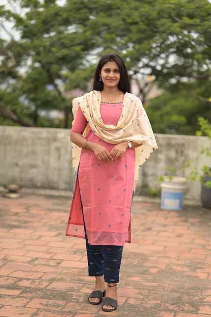 CHANDERI SALWAR SUIT