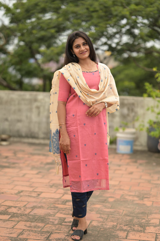 CHANDERI SALWAR SUIT