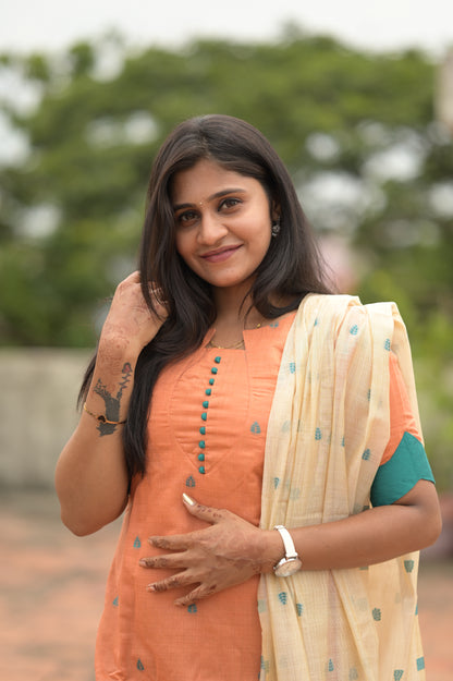 CHANDERI SALWAR SUIT