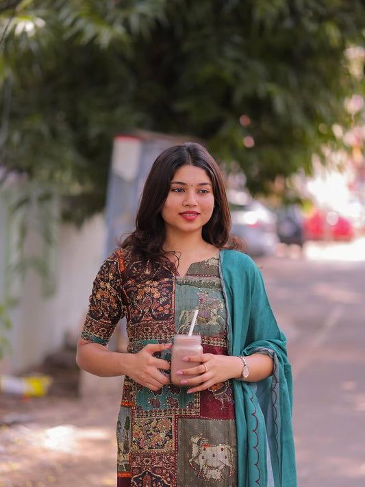 PURE MUSLIN SALWAR SUIT