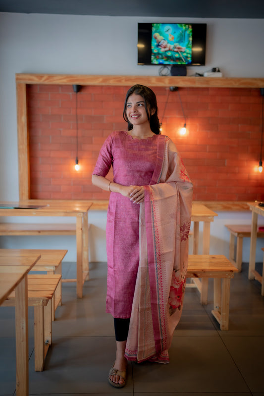 KOTA KURTI WITH DUPATTA