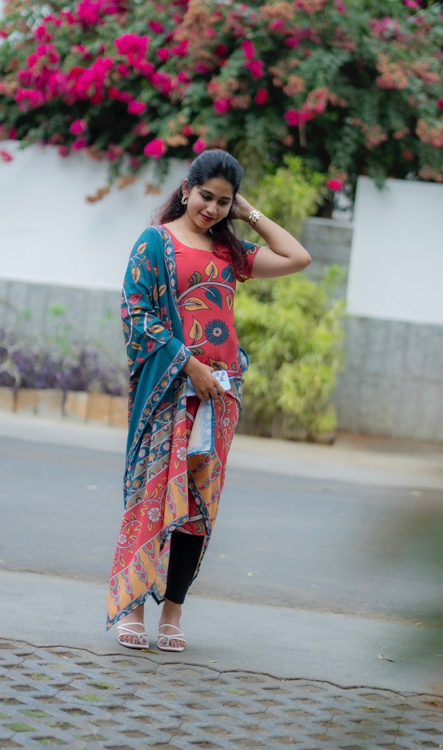 MUSLIN KURTI WITH DUPATTA