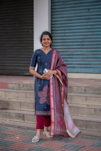 CHANDERI SALWAR SUIT