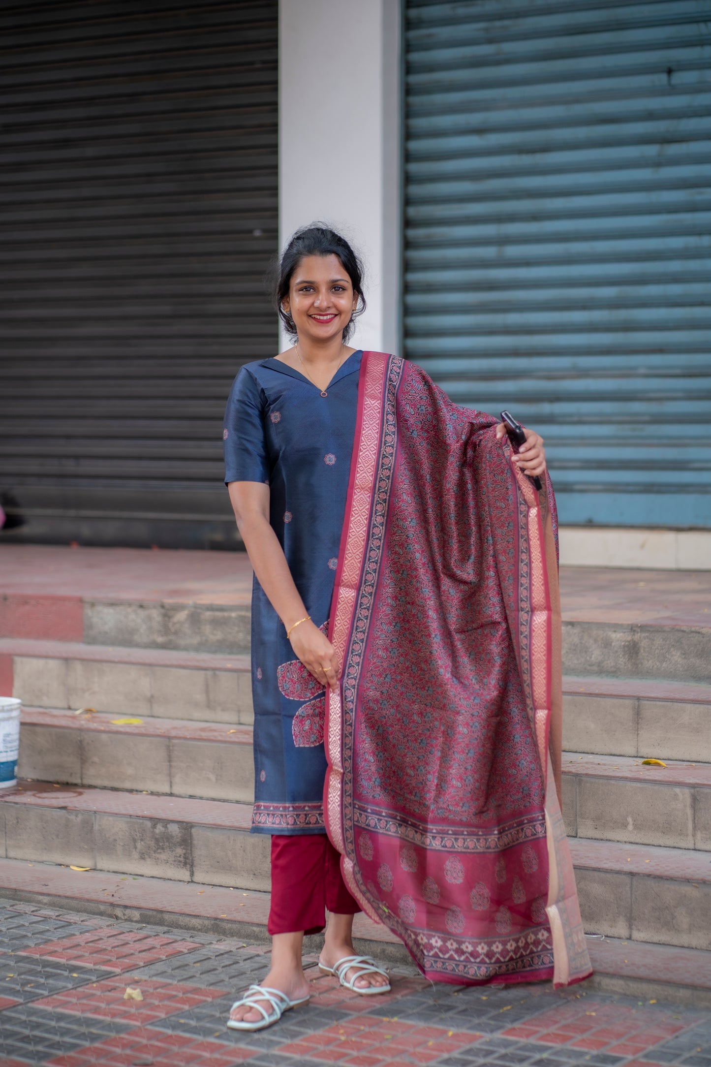 CHANDERI SALWAR SUIT