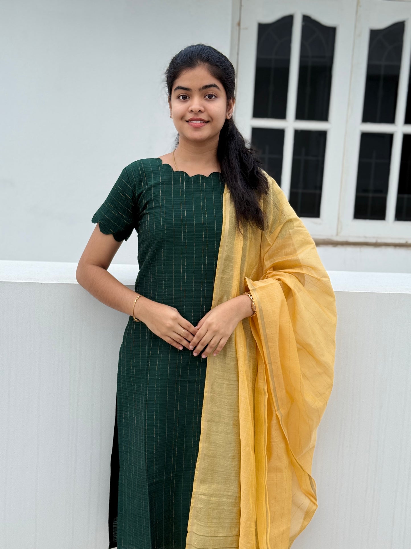 RAWSILK KURTI WITH DUPATTA