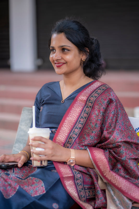 CHANDERI SALWAR SUIT