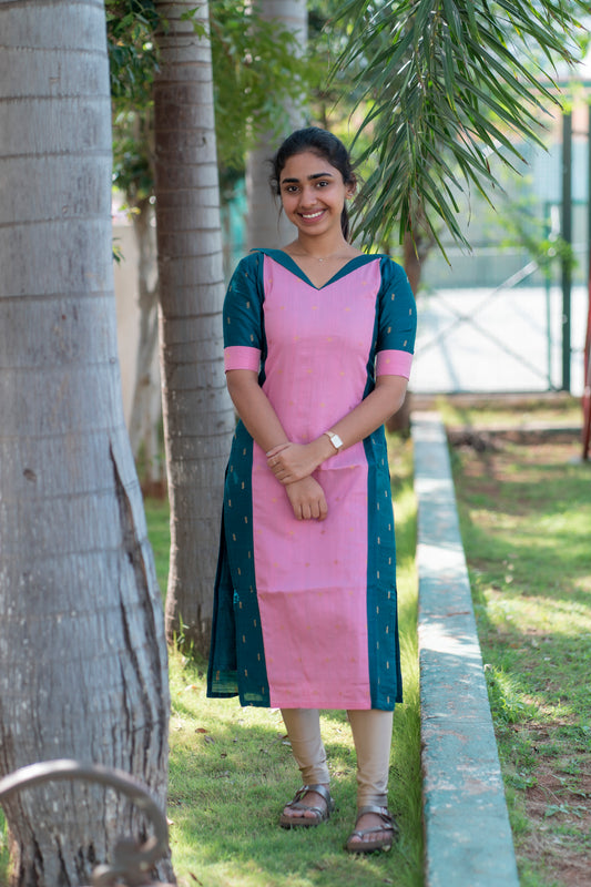 RAWSILK KURTI - D161