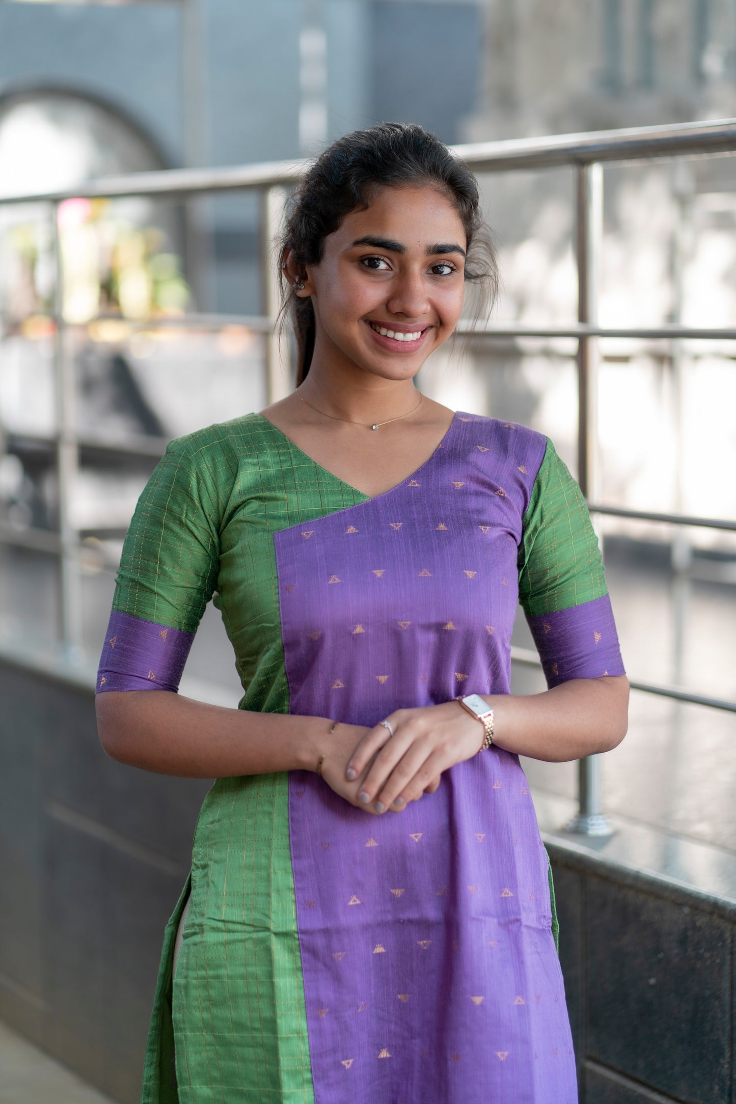 RAWSILK KURTI - D158